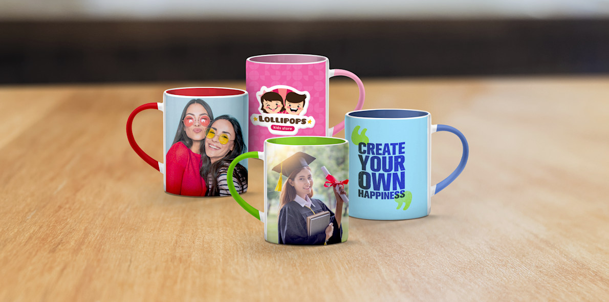 Custom Printed Mugs Coffee Mugs Photo Mug Printing VistaPrint